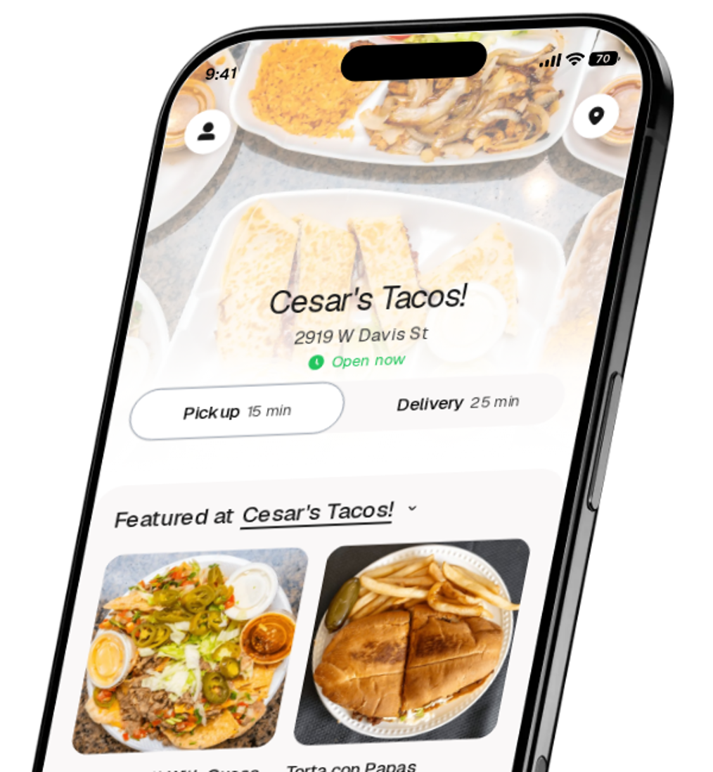Cesar's Tacos! app preview
