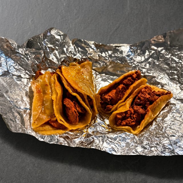 Taco de Trompo/Marinated Pork.