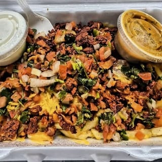 Carne Asada Fries sin Queso Sauce